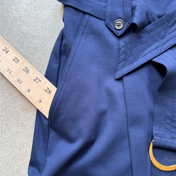 Lauren Ralph Lauren Cropped Pleated Wide Leg Trousers  Sz MEDIUM With Bel… - Picture 14 of 16